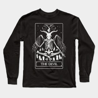 The Devil - Death Skull Baphomet Gift Long Sleeve T-Shirt